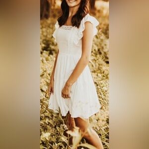 Women’s White Mini Sundress